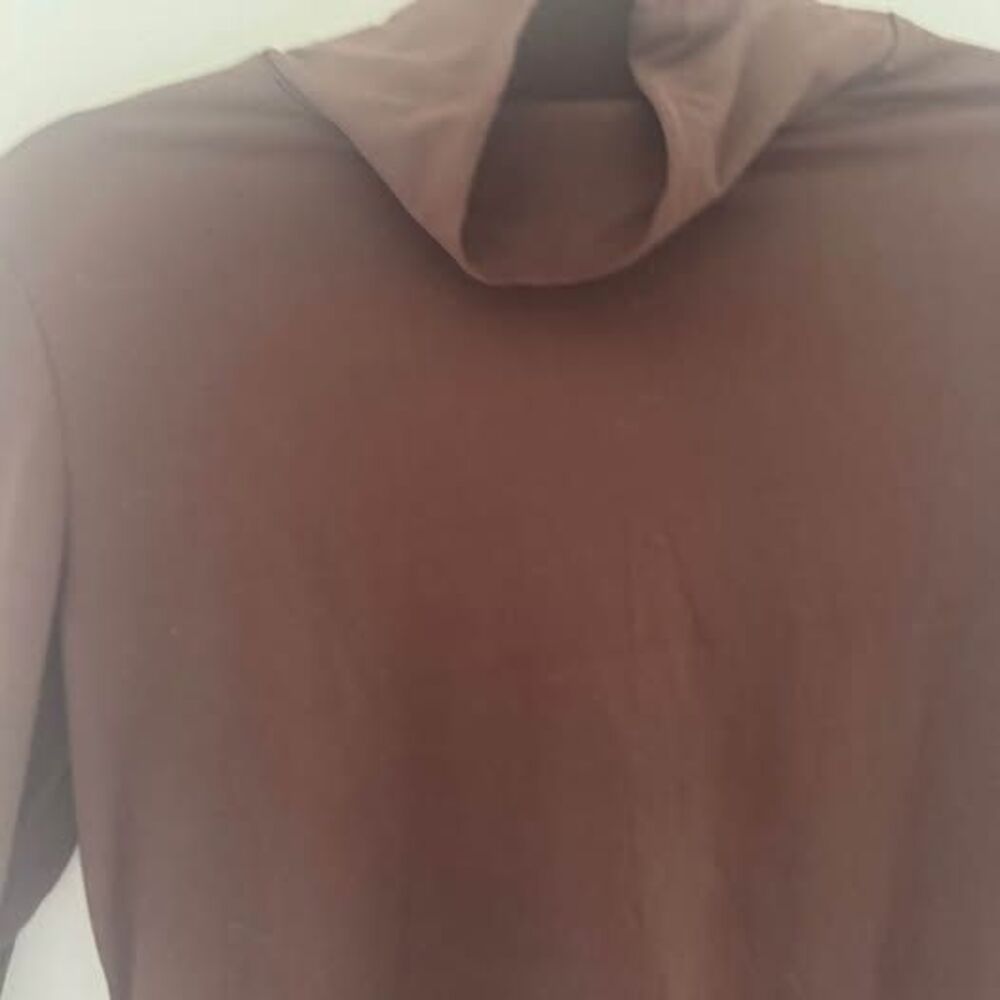 Brown Turtleneck Top Size Medium